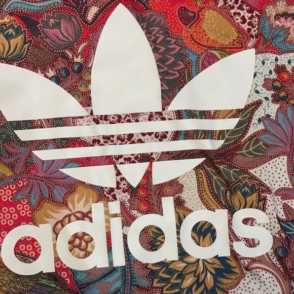 Adidas Farm FUGIPRABALI Floral Boyfriend Shirt Size Small Trefoil Logo Sports - Picture 4 of 5
